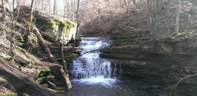 South Sauty Creek Hiking Trail Waterfall